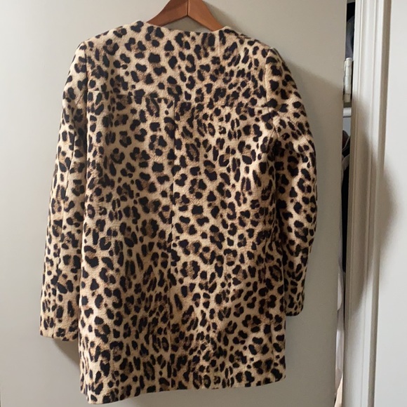 ZARA Basic Collection Size S, Cheetah print Coat - Picture 2 of 2